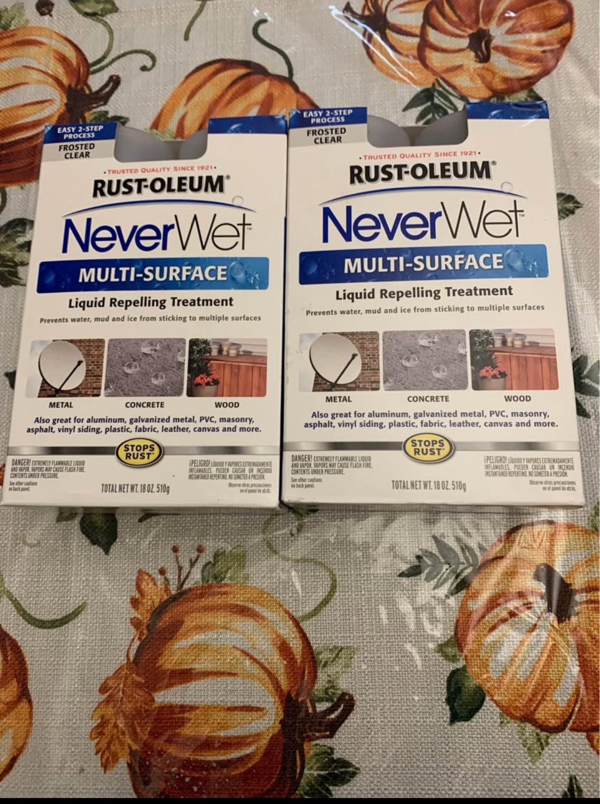 Rust-Oleum NeverWet Multi-Surface Liquid Repelling Treatment 2-Pack