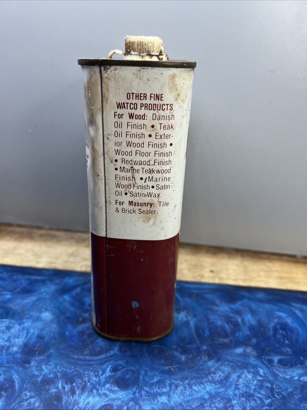 Vintage Watco Danish Oil Cherry Quart 1/2 Full Discontinued HTF