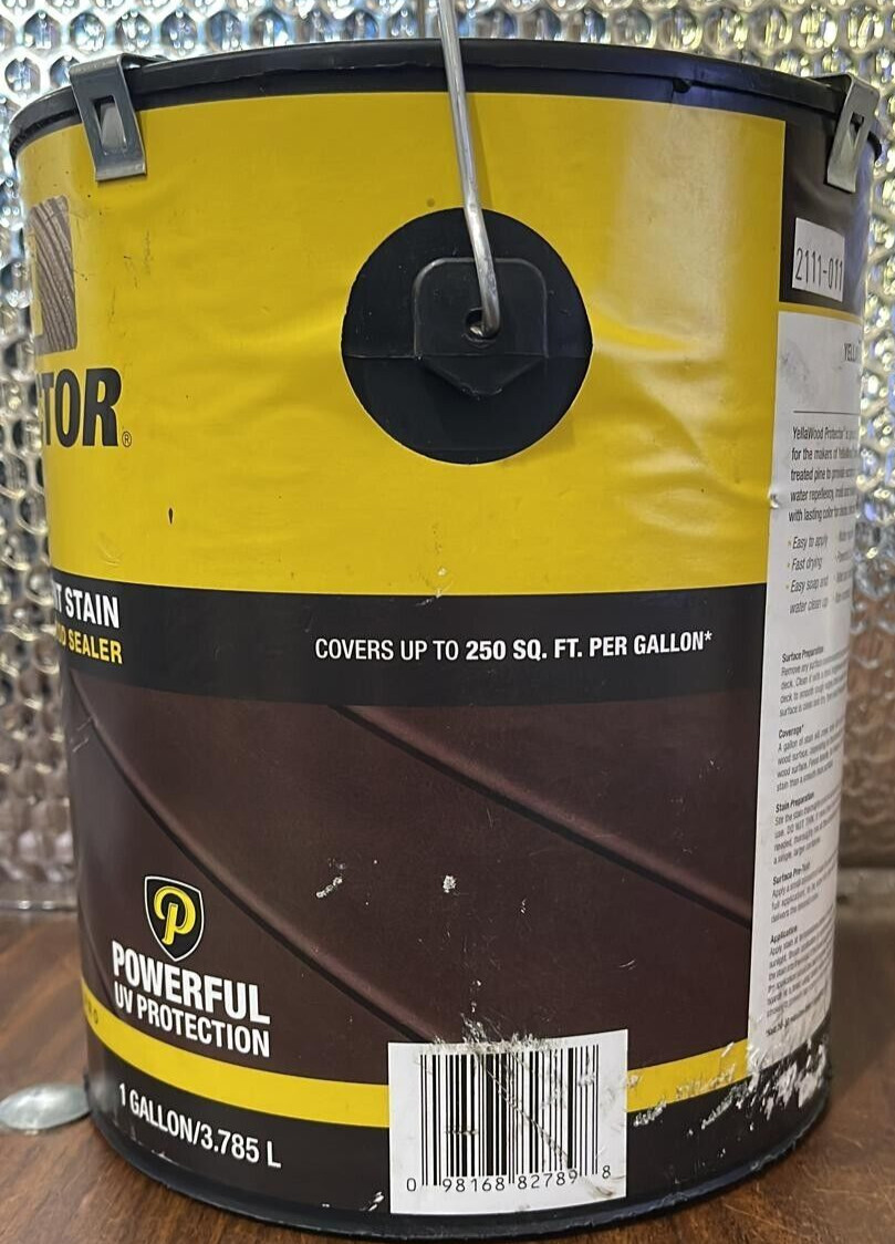 YELLAWOOD PROTECTOR SEMI-TRANSPARENT STAIN & WOOD REPELLENT WOOD SEALER