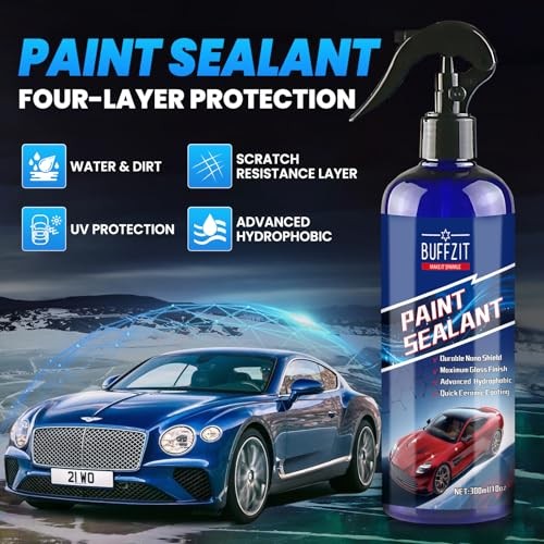 Paint Sealant Spray Quick Effect Coating Agent for High Gloss Shine &