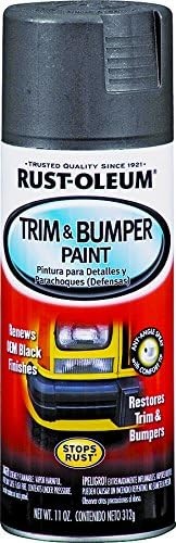 Rust-Oleum 251574 Automotive Trim & Bumper Spray 11 Ounce (Pack of 1), Black