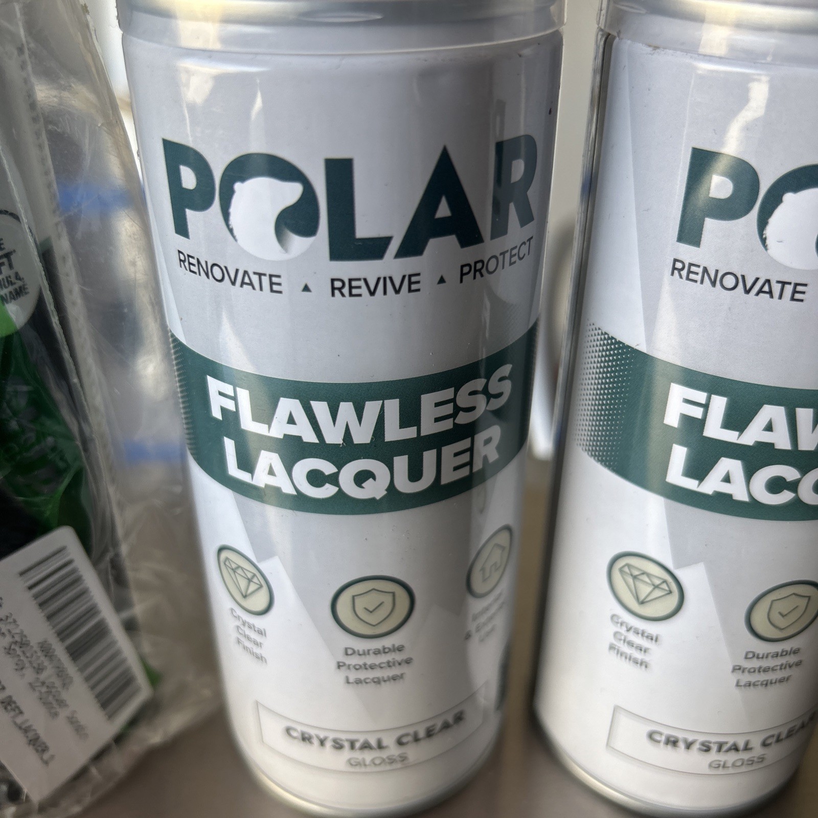4 Cans ProLuxe Interior Clear Lacquer Sanding Wood Sealer, 2 Cans Polar Lacquer