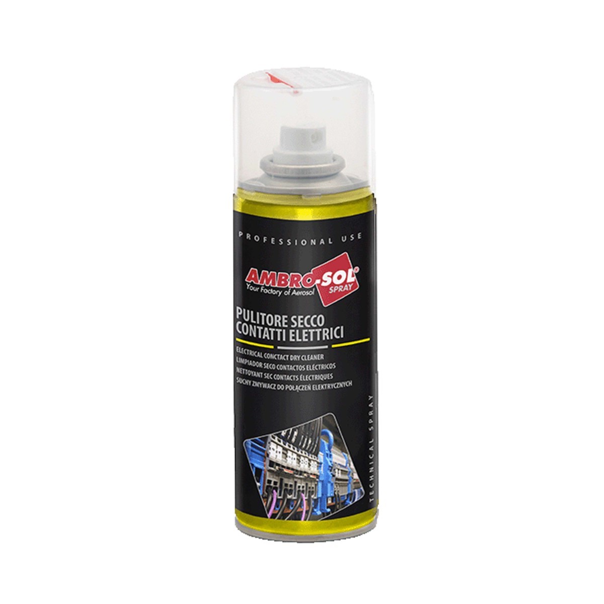 12pcs Dry Cleaner Spray Can Electromagnetic Contacts 200ml_