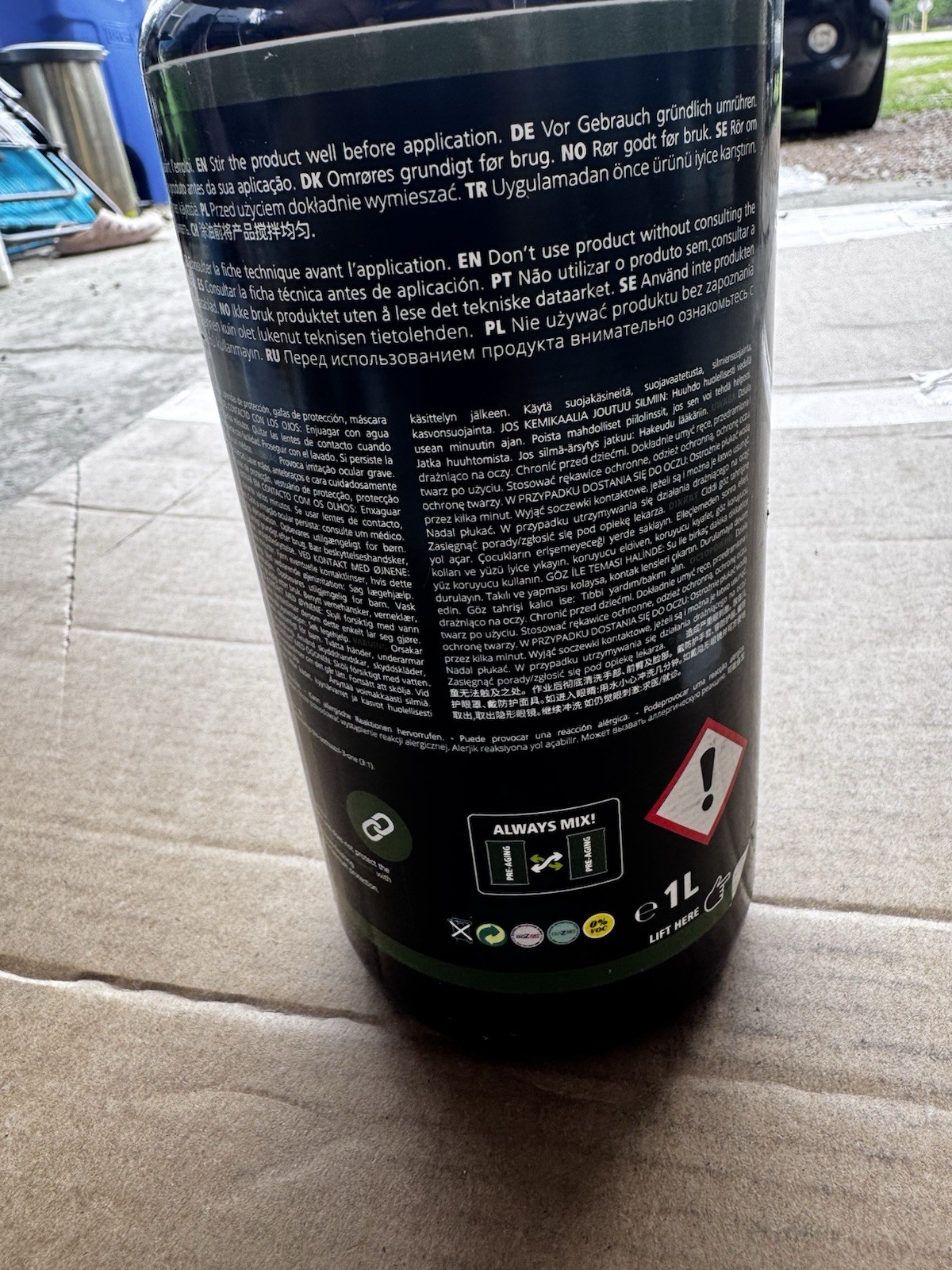 1 Liter Rubio Monocoat Pre Aging Pretreatment Authentic # 6 Color NEW