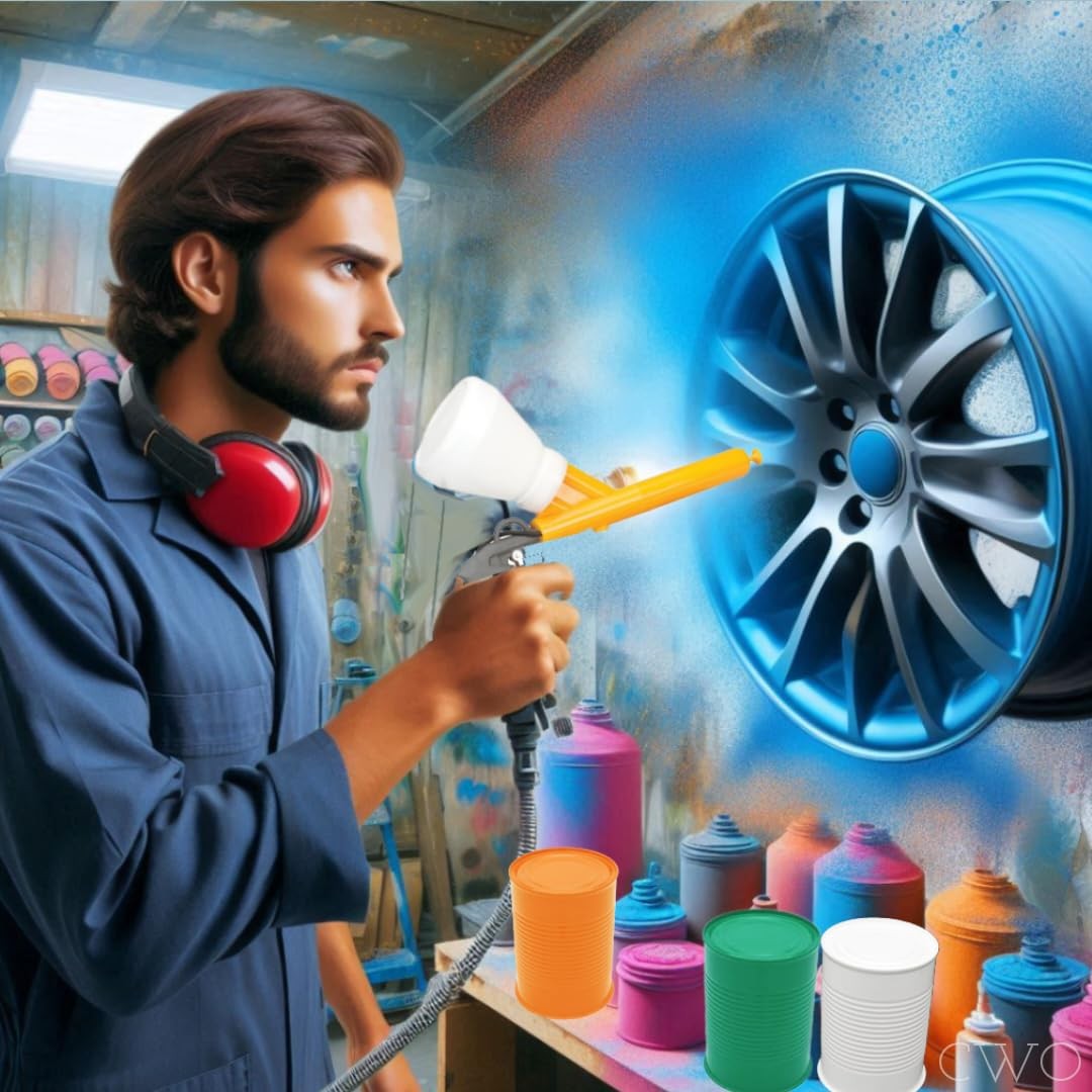EZ to Use Pro Powder Coating Kit Compatible with Central Machinery Models
