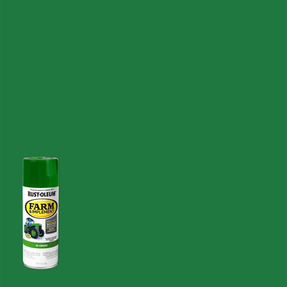 Specialty Farm and Implement Gloss JD Green Spray Paint Rust Protection 12 Oz