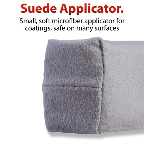 Suede Applicator (2 Pack) – Car Detailing Sponge, Use with Ceramic Spray,