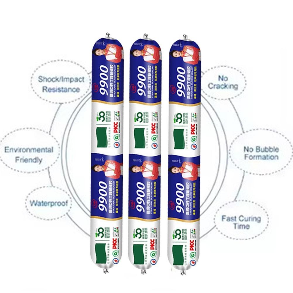Transparent Silicon Waterproof Sealant 9900 Structural Silicone Adhesive Weather