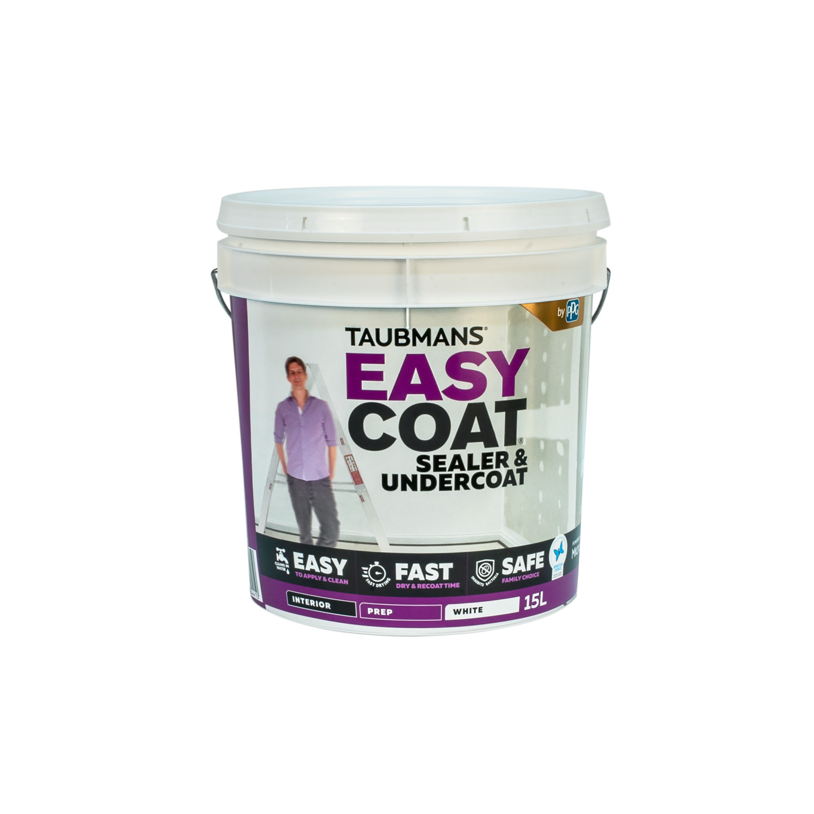 Taubmans 15L White Easycoat Prep Sealer And Undercoat