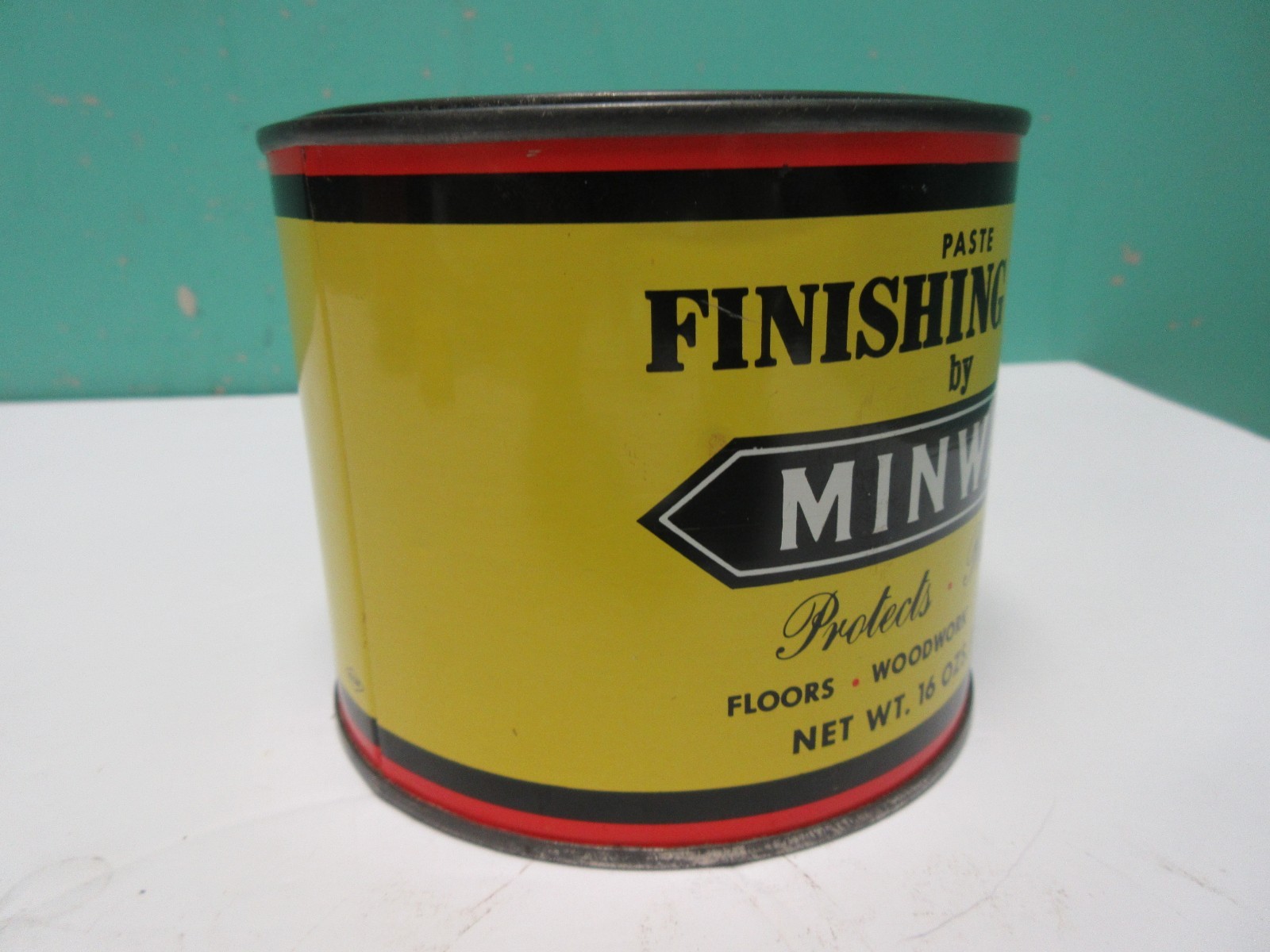 Vintage Minwax Paste Finishing Wax 1 Pound Metal Can Special Type Dark Surfaces
