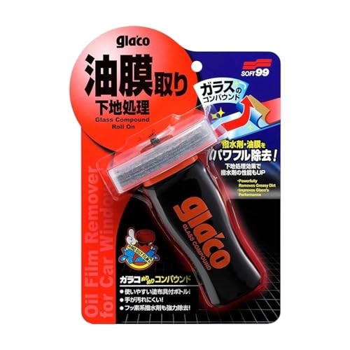 SOFT99 Glaco DX Glass Compound Roll On Set Water Repellent 04101 NEW