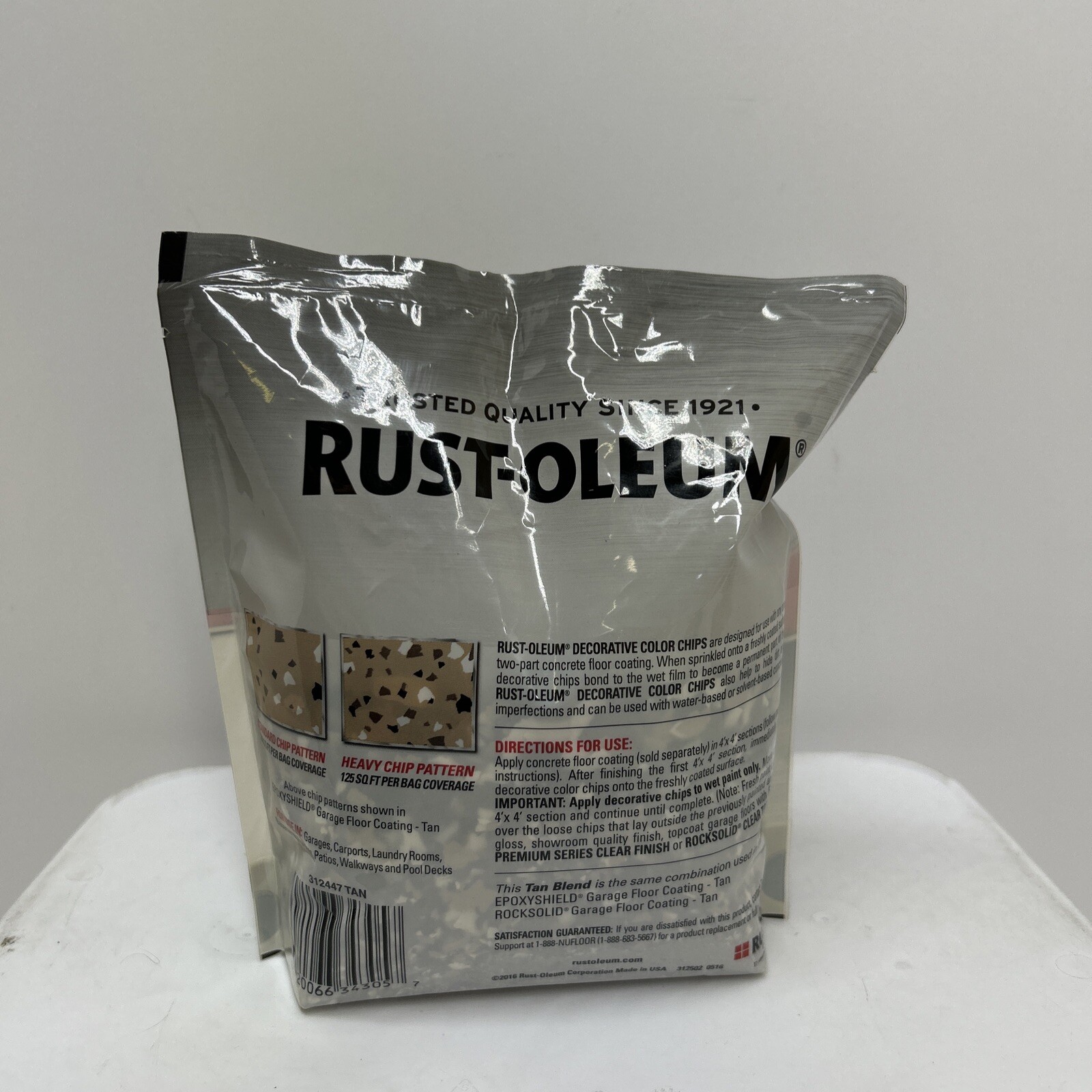 Rust-Oleum 312447 Decorative Color Chips, 1 Pound (Pack of 1), Tan Blend