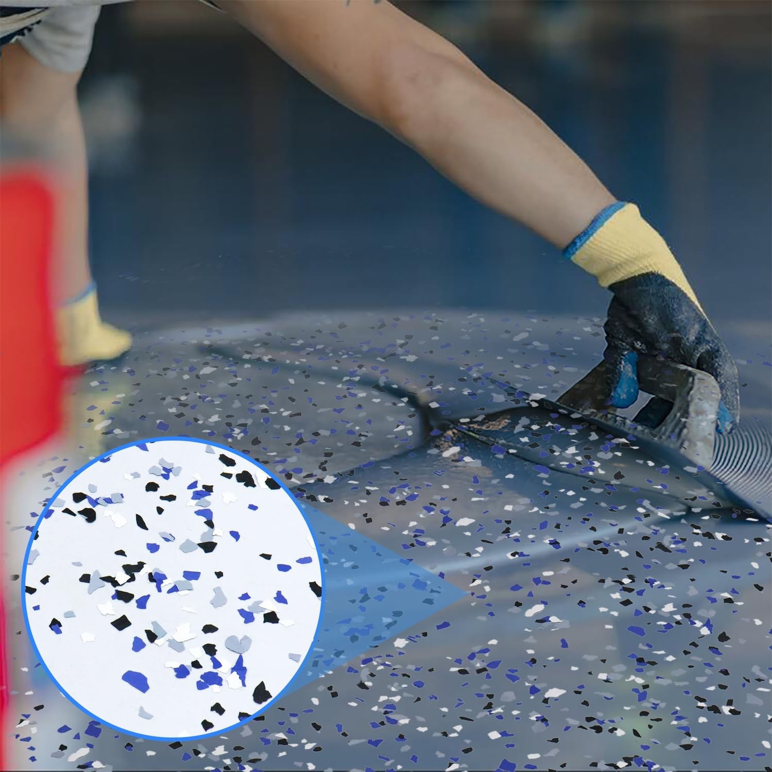 Epoxy Floor Flakes 2lb Color Chips Decorative Flake Overlay Garage Paint Chips