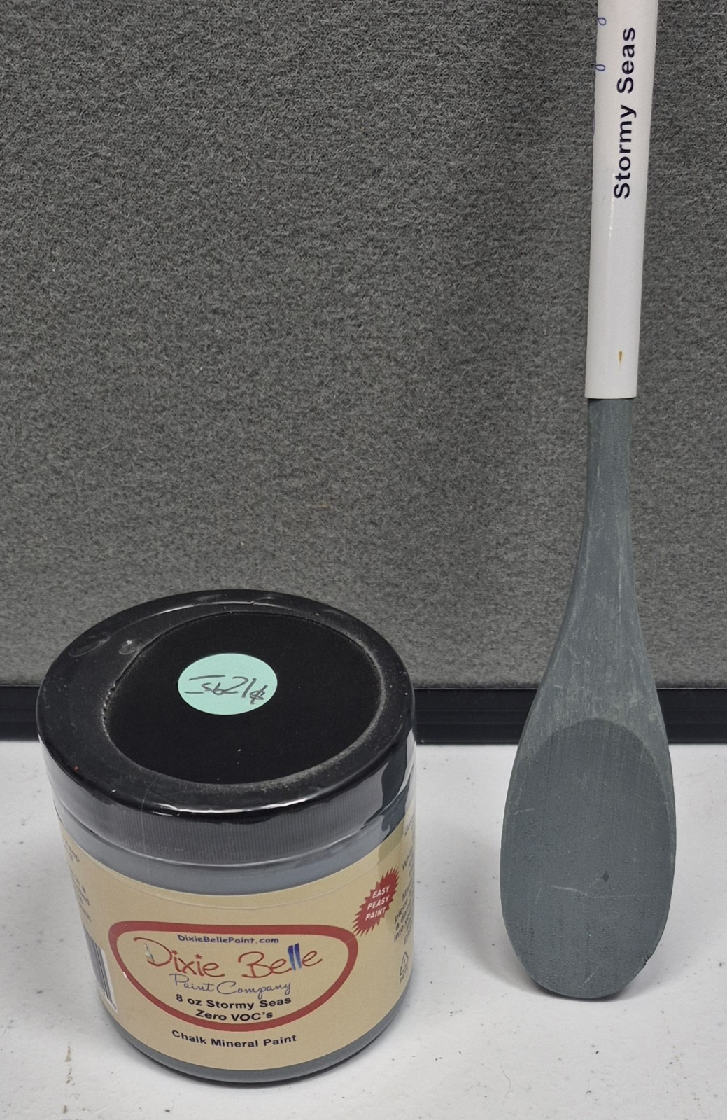 Dixie Belle Paint Chalk Mineral Paint 8oz “Stormy Seas” Color New Furniture