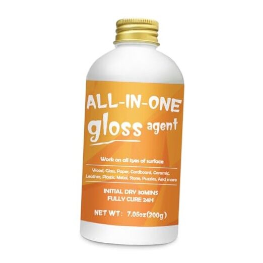 Crafts Sealer Gloss Finish, 200ml All Purpose Craft Glue, Varnish, and A1 Gloss