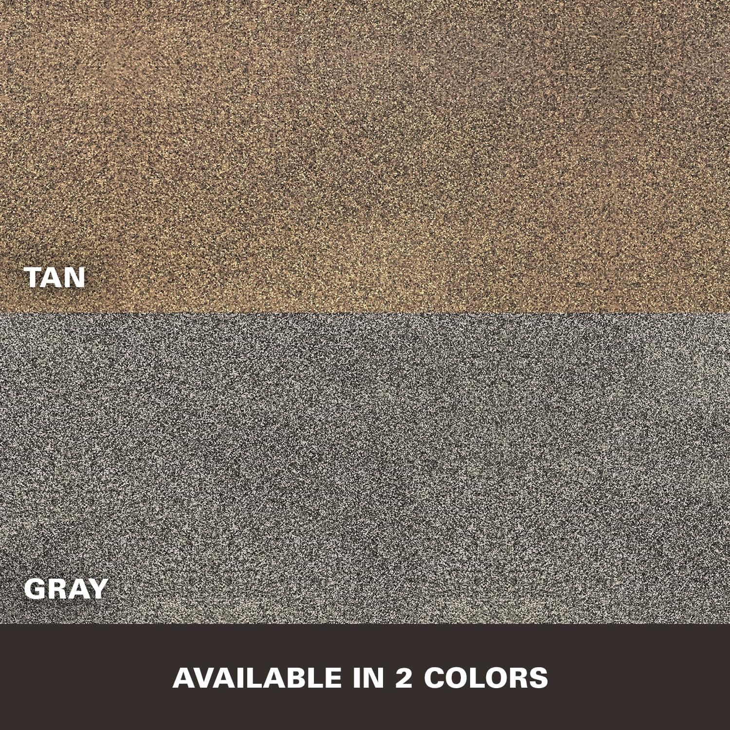 Decorative Concrete Coating, Interior/Exterior, Slip Resistant, Tan, 1 Gallon