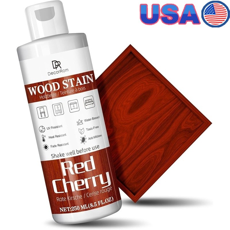 Water Based Wood Stain DIY Woodworking Home Projects Natural Matte Finish New