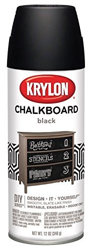 Krylon 12 Ounce Black Chalkboard Paint Easy Application Durable Finish