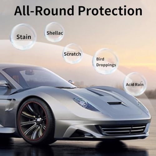 Car Wax Crystal Coating Paste – Long Lasting Ceramic Infused Protection, Deep