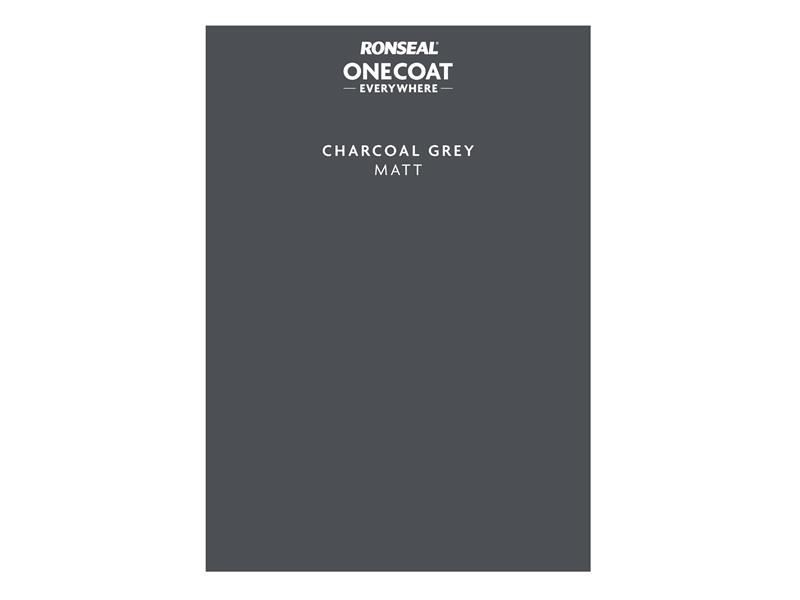 Ronseal – Grey Charcoal Paint to Stick