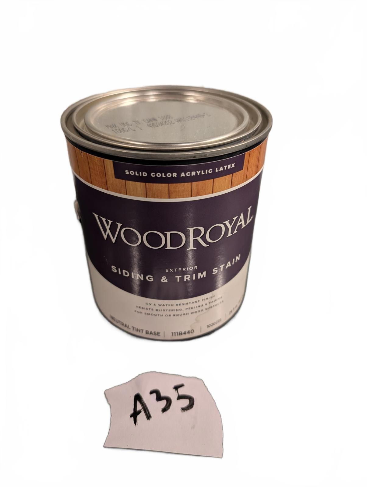 Siding & Trim Stain | Wood Royal – Ace Brand – 1 Quart – Acrylic Latex – Neutral