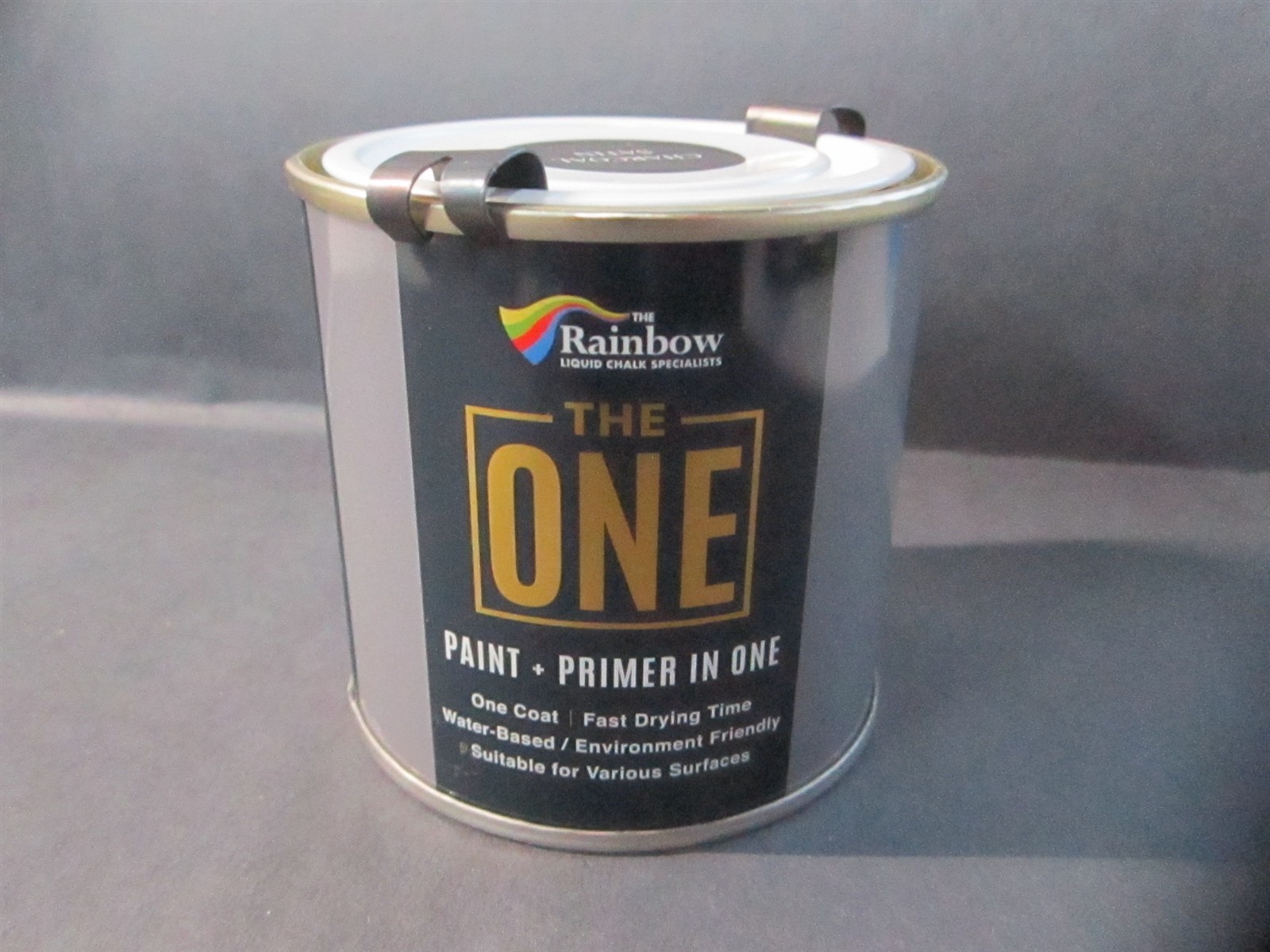 The Rainbow 8.5fl oz. Charcoal Satin The One Paint and Primer In One