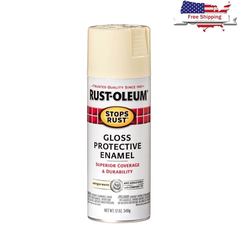 Gloss Enamel Spray Paint 12 oz 6 Pack Durable Quick Drying Indoor Outdoor New