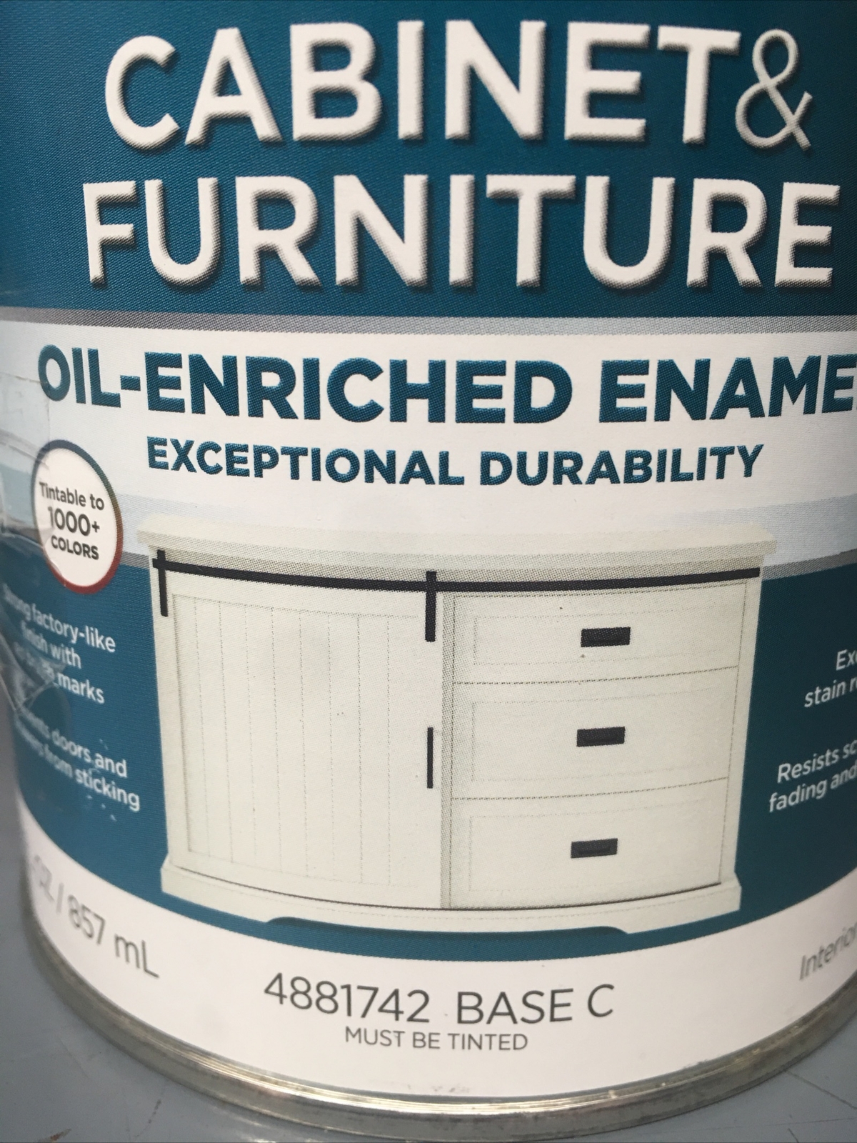 VALSPAR 4881742 BASE C FLAT, MATE INTERIOR/EXTERIOR CABINET&FURNITURE 👀 GR8BUY