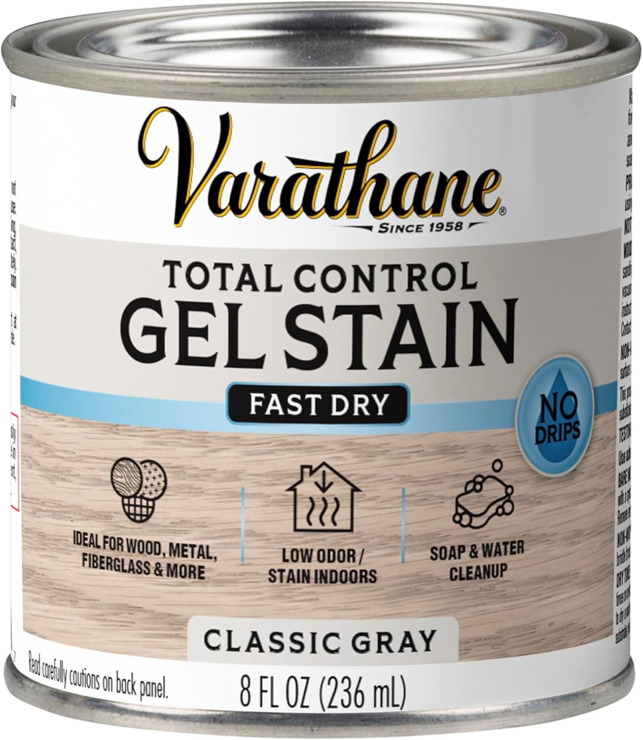 Gel Stain Low Odor Water-Based Formula Thick Gel Formula Vertical