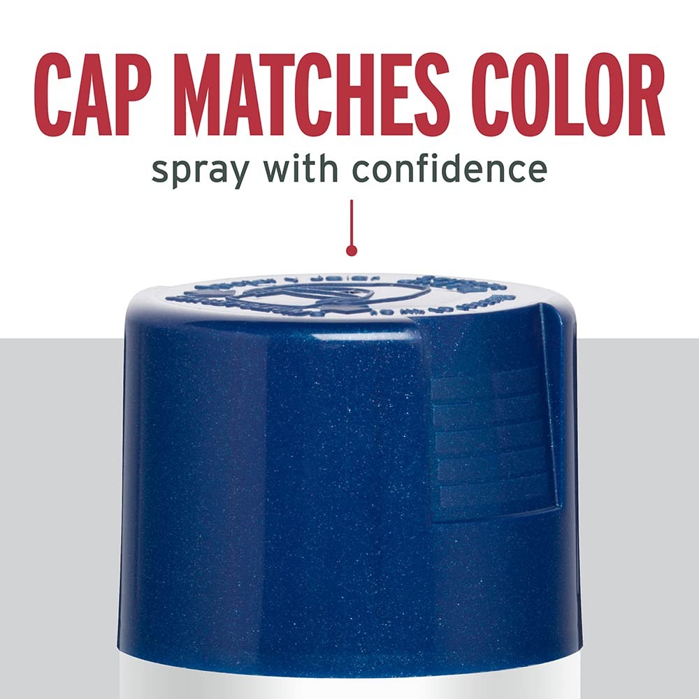 Stops Rust Metallic Spray Paint, Cobalt Blue