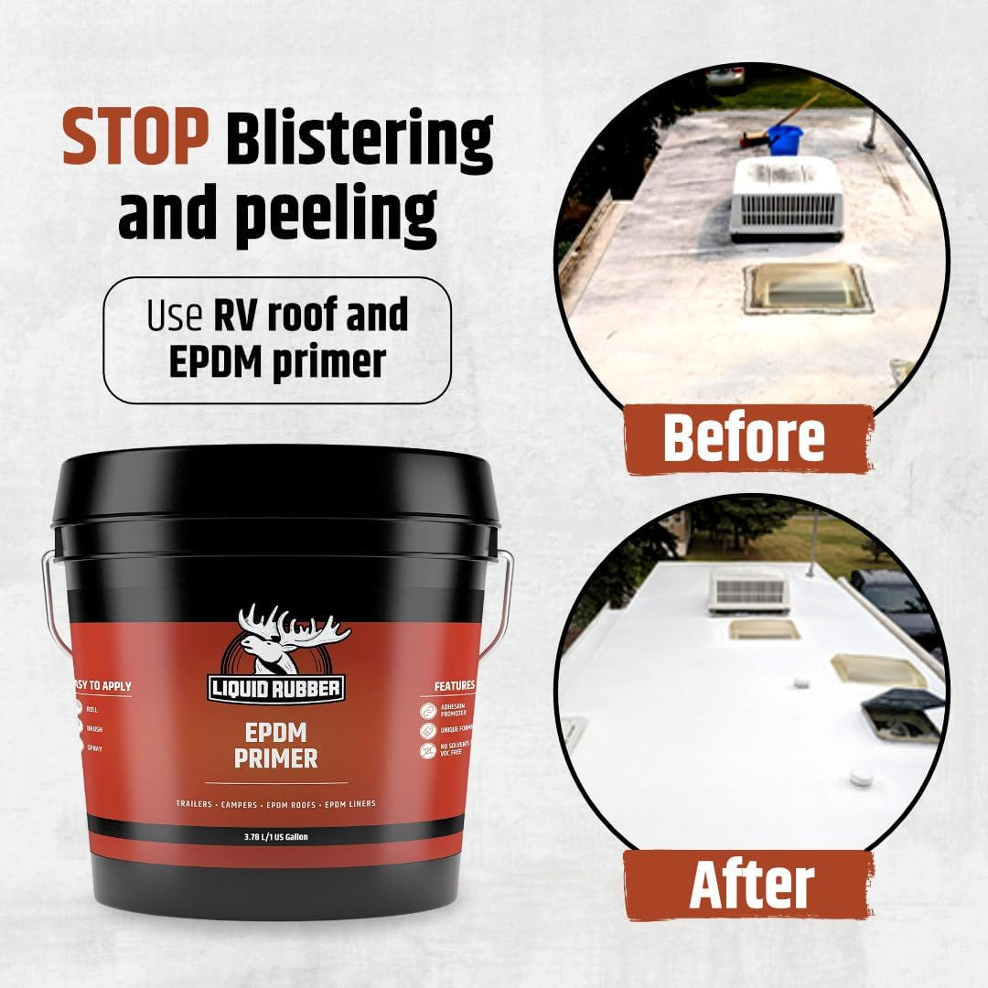 High-Performance EPDM & TPO Primer for RV Roof Protection – 1 Gallon
