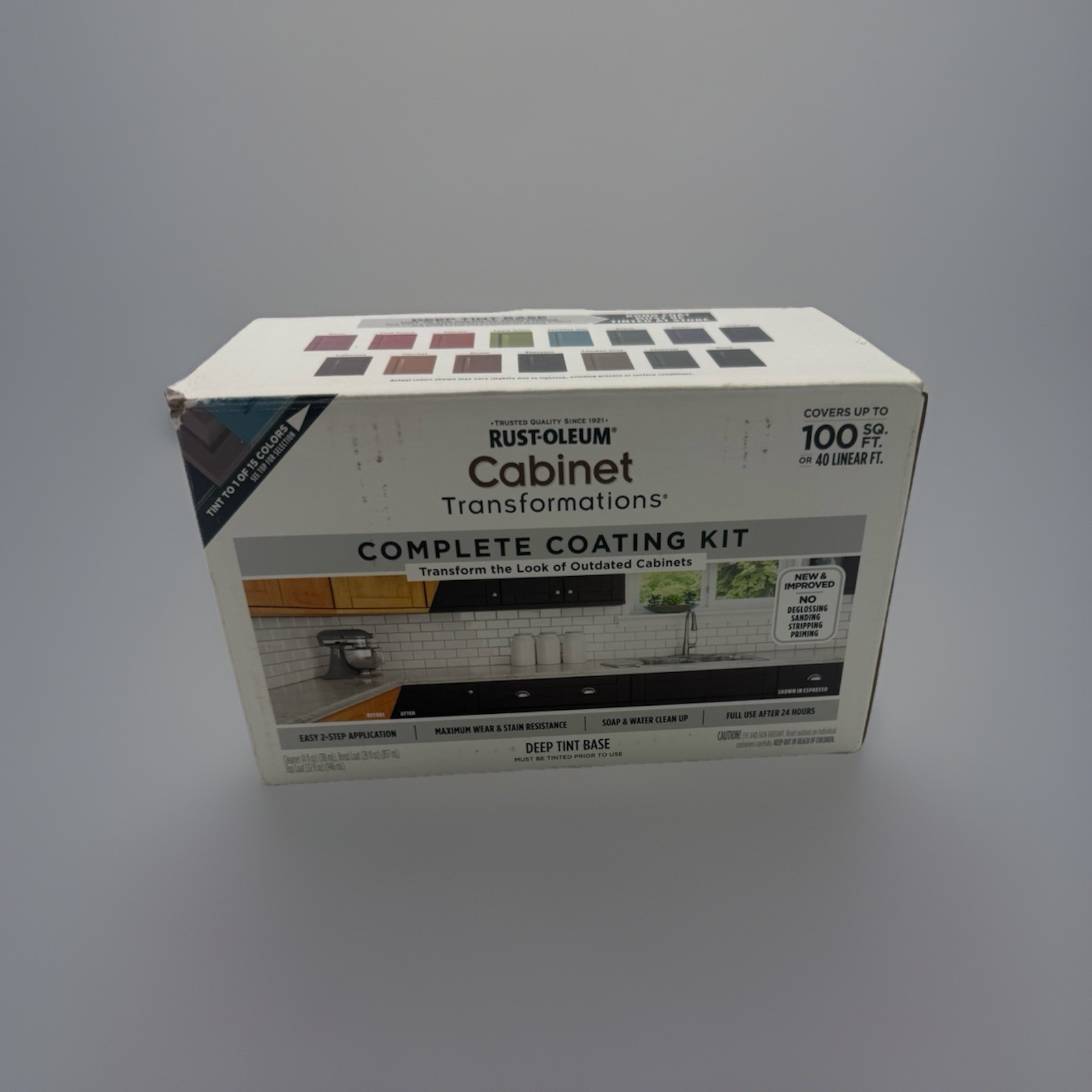 Rust-Oleum Cabinet Transformations Complete Coating Kit Dark Tint Base