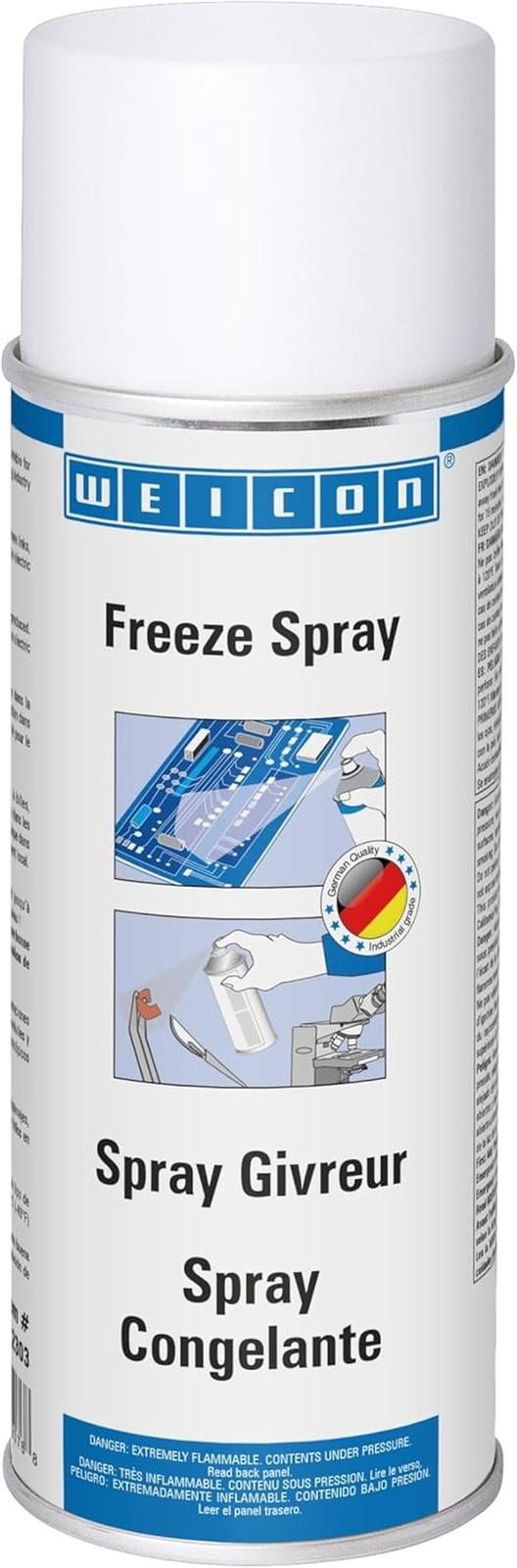 Freeze Spray | 13.5 Fl Oz (400 Ml) | Targeted Cooling down to -49°F (-45°C) | Wo