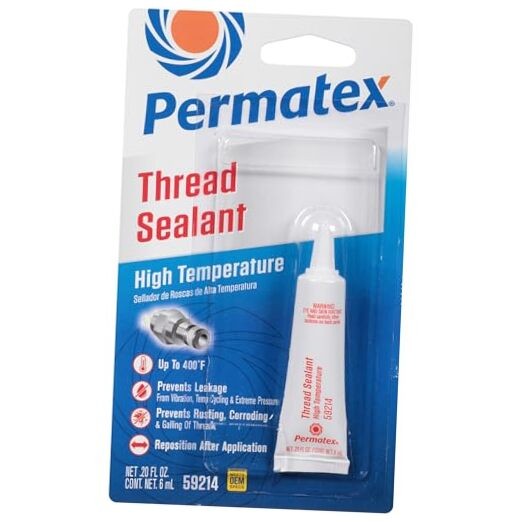 59214 Tube, Pack of 1 6 ml High Temperature Thread Sealant