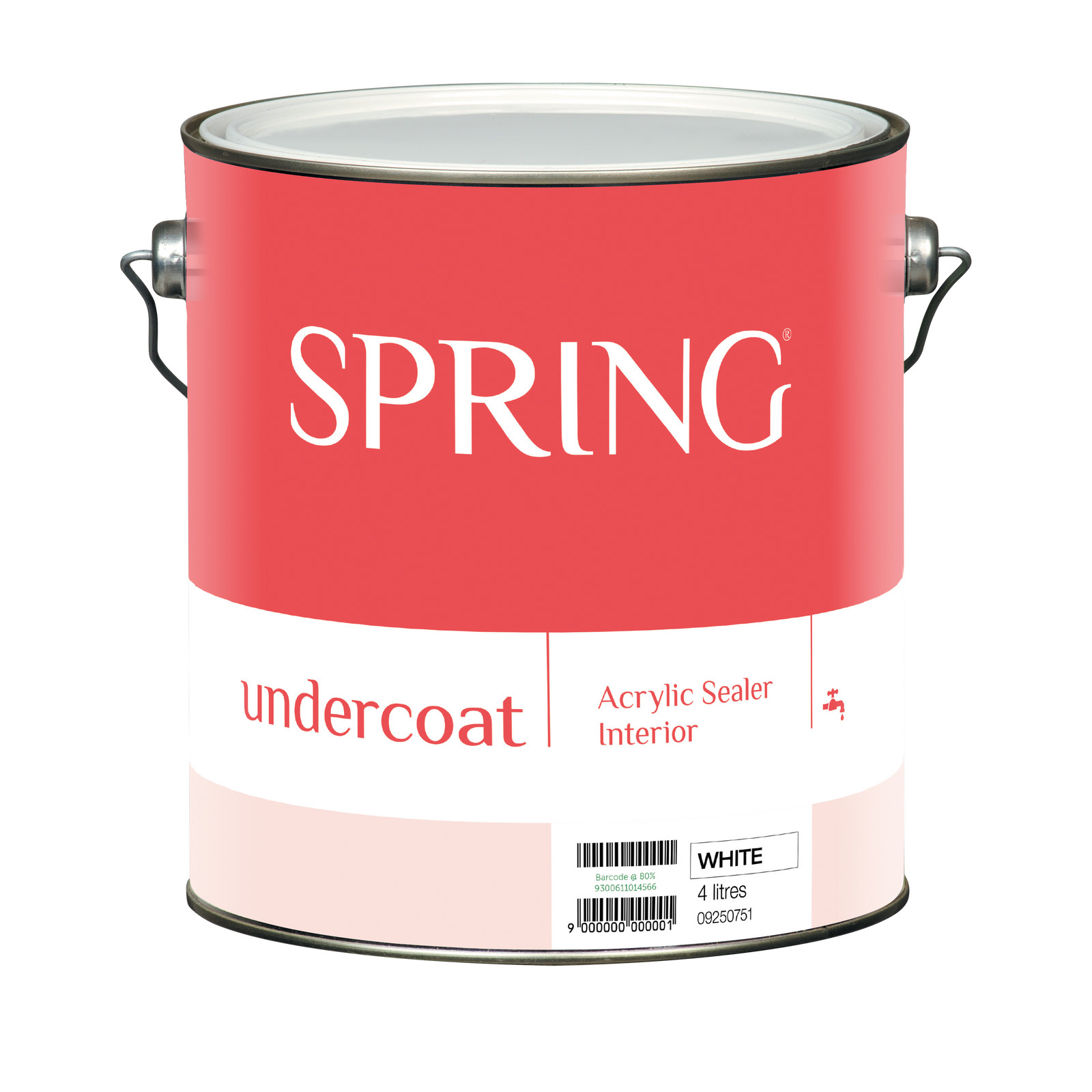 Spring 10L White Acrylic Sealer Undercoat