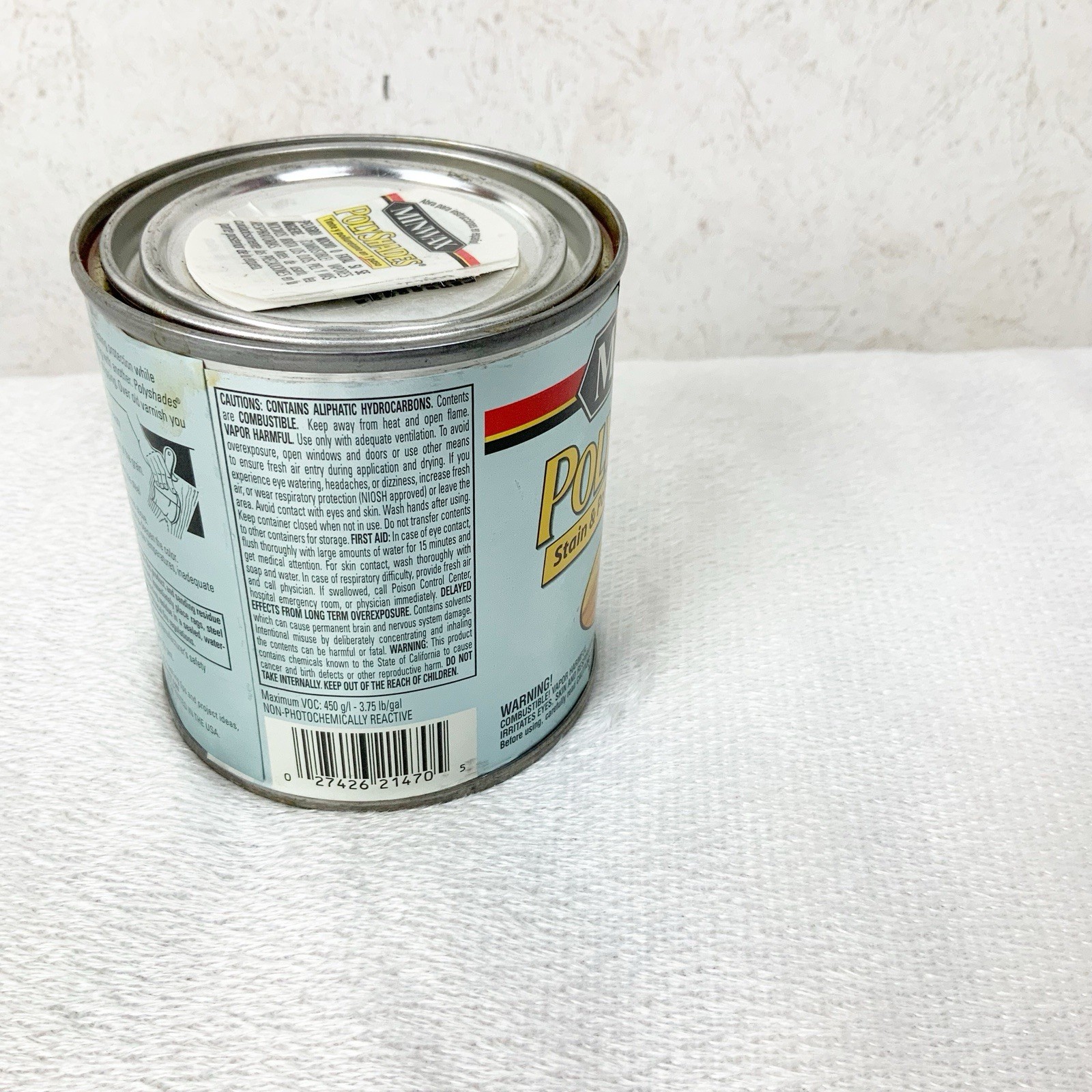 Minwax Polyshades Stain & Polyurethane Classic Oak 470 Gloss Sealed 8 Oz USA