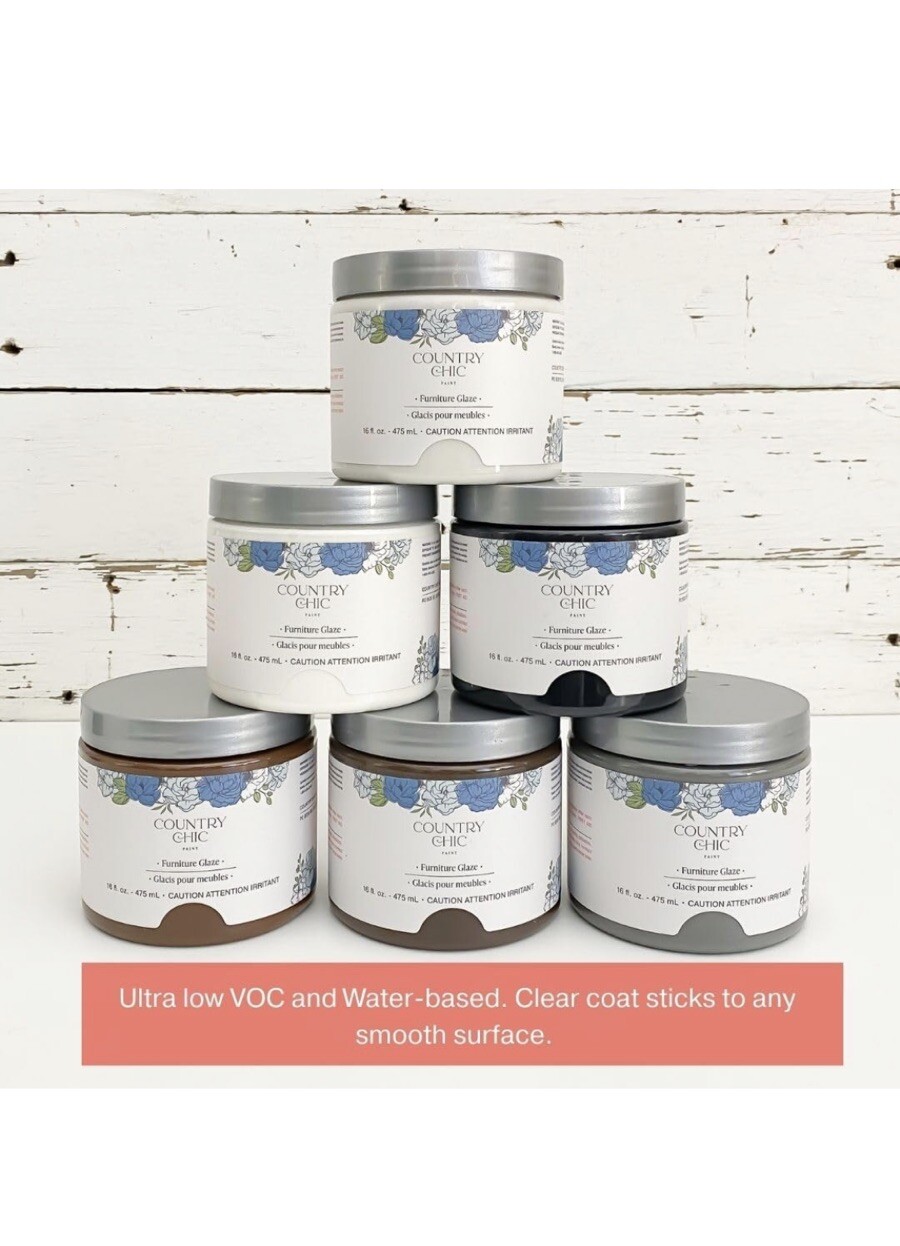 NEW Country Chic Graphite – Chalk Style Paint For Furniture & Home Decor 16oz.