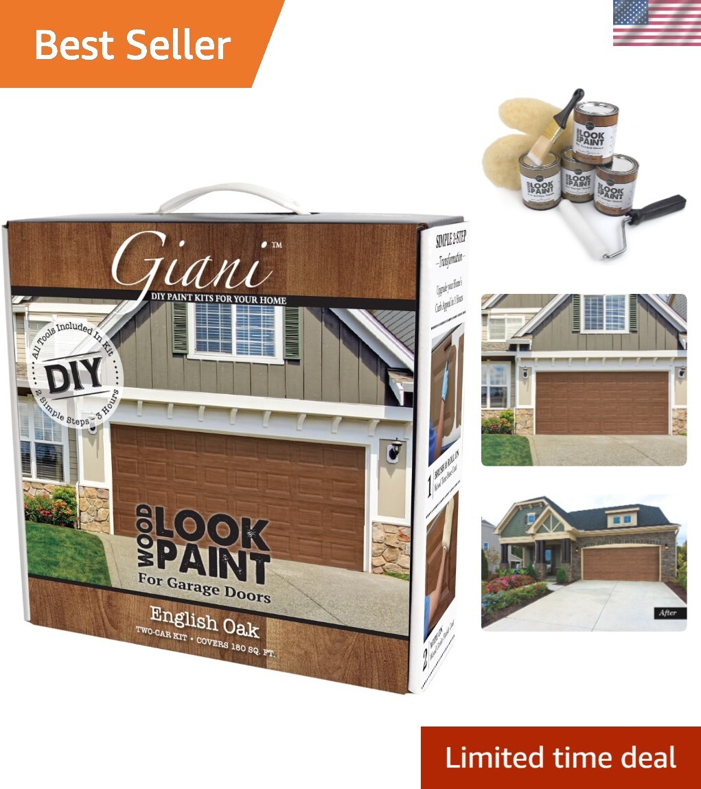 Wood Look Paint Kit for Garage Doors English Oak