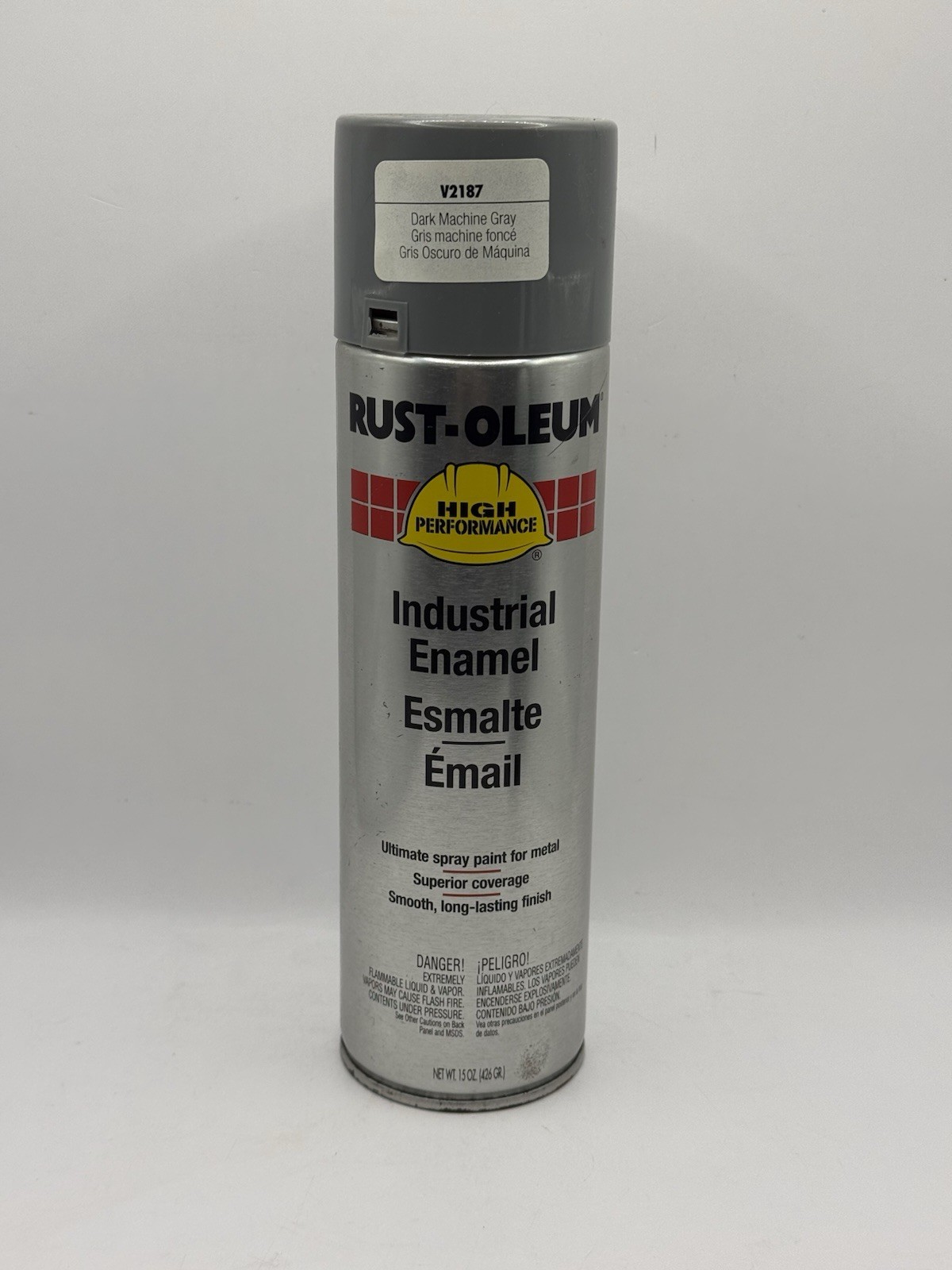 Rust-Oleum V2187 Rust Preventative Spray Paint For Metal Dark Machine Gray NOS