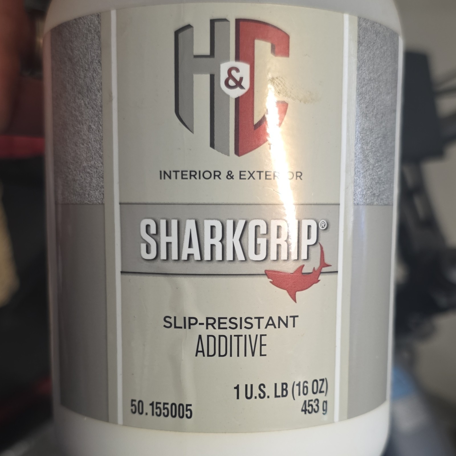 H&C SharkGrip Slip-Resistant Additive 1 lb (16 oz) 50.155005 Interior & Exterior
