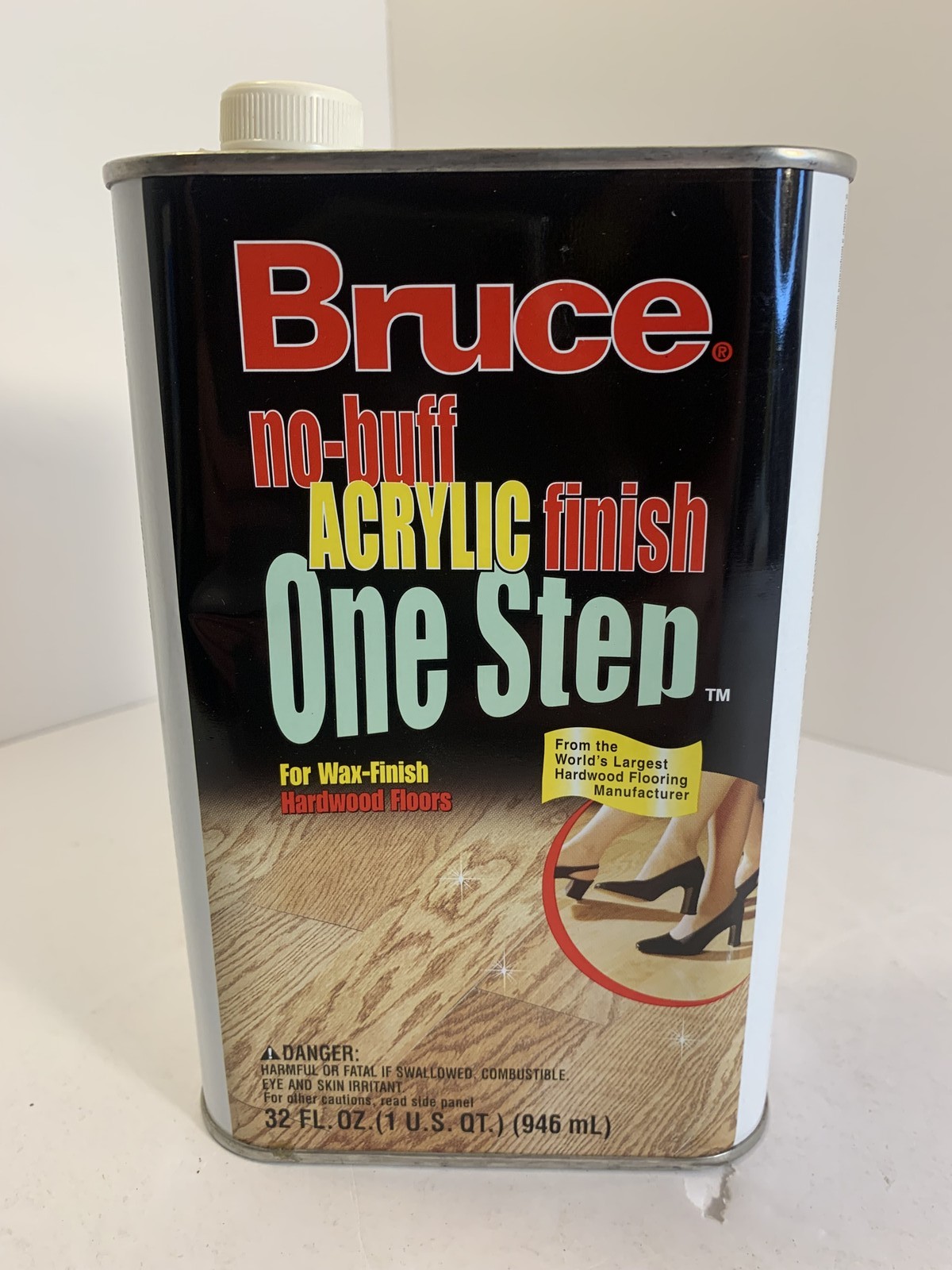 Bruce One Step Acrylic No-Buff Hardwood Floor Finish for Wax-Finish Floors 32