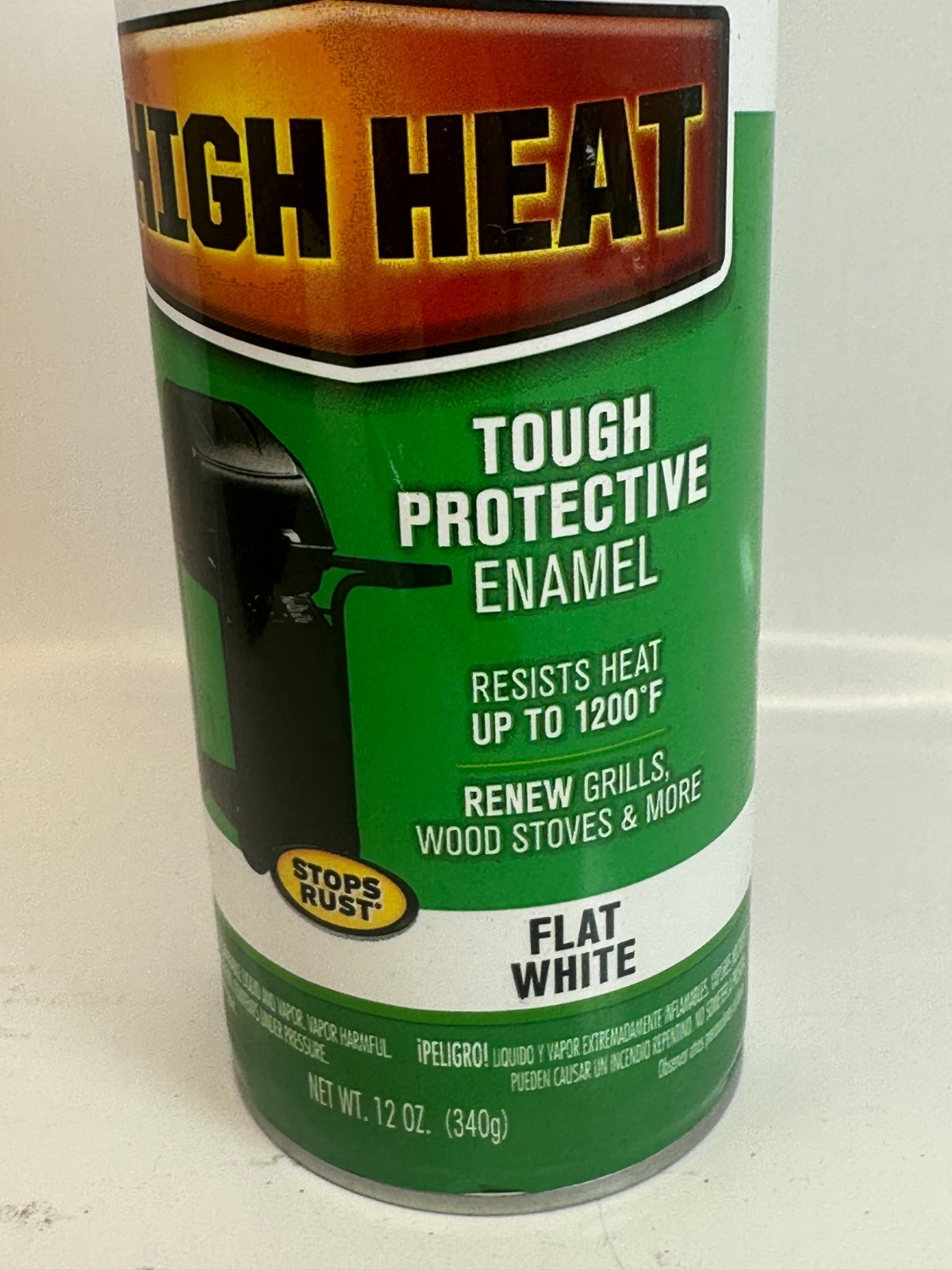 Rust-Oleum 7751830 High Heat Enamel Flat White 12oz (Box of 6) New Fast Ship