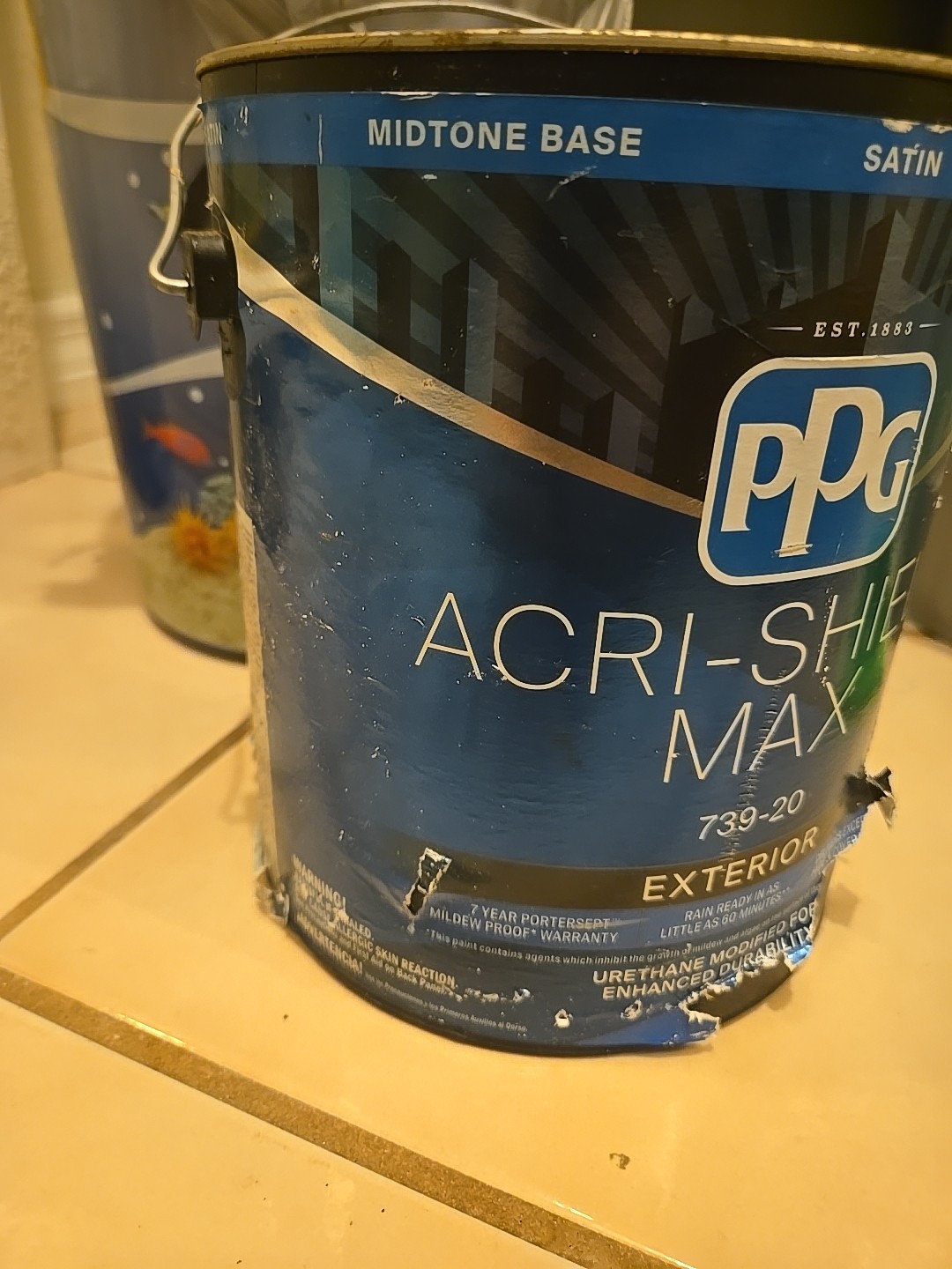 PPG Acri Shield Satin Midtone Base Exterior Urathane Modified