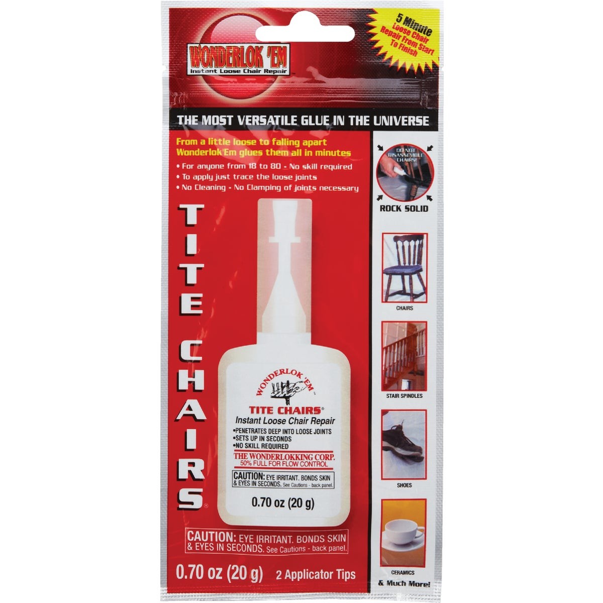 WONDERLOK ‘EM 0.70 Oz. Chair Joint Adhesive W2081 WONDERLOK ‘EM W2081