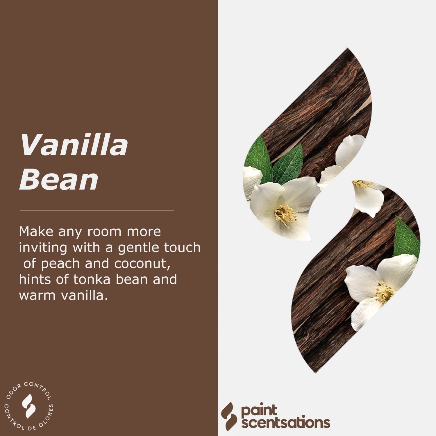 Paint Scentsations Vanilla Bean Odor Control Paint Additive Air Freshener For