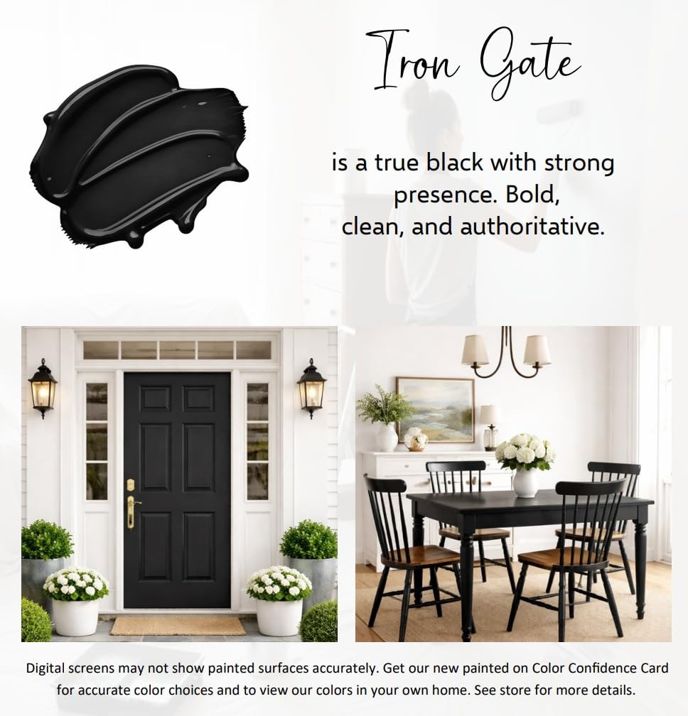 ALL-IN-ONE Paint by Heirloom Traditions, 128 Fl Oz (Pack of 1), Iron Gate