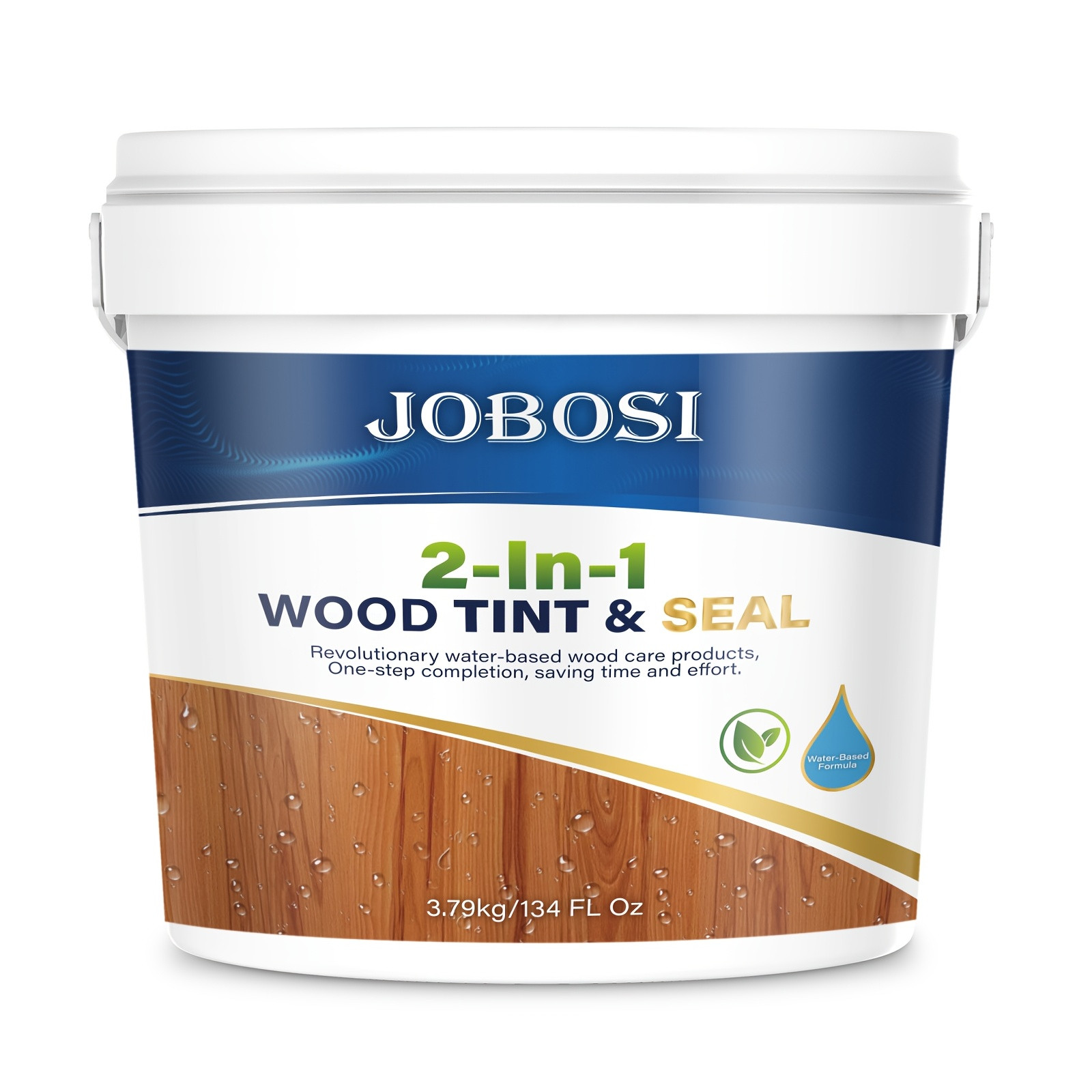 Wood Stain & Sealant 1 Gallon | Extreme Weather Protection for Decks, Fences