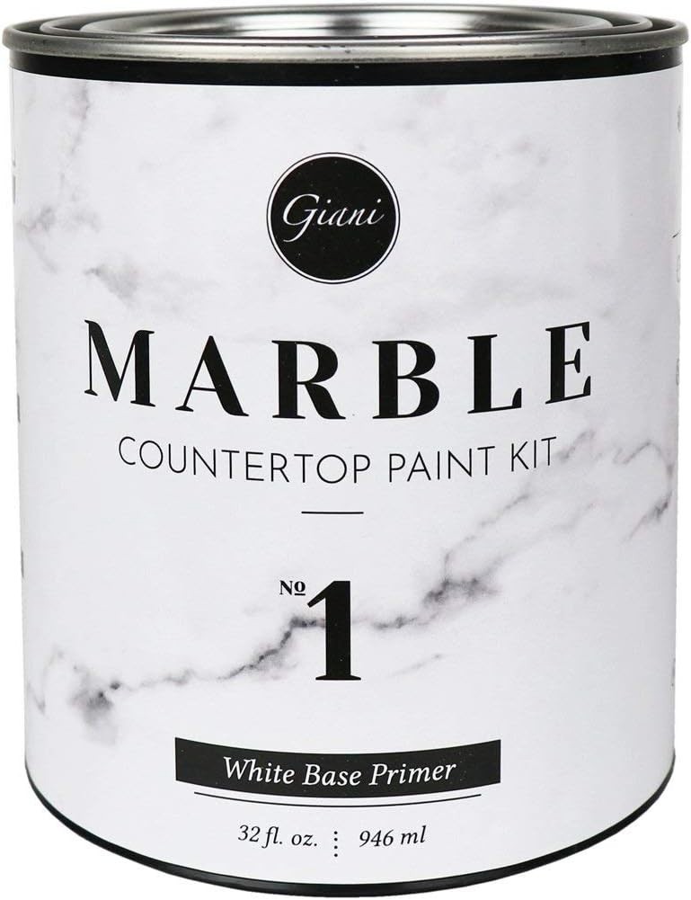Transform Your Countertops with 32 oz Giani White Primer – Fast Dry, Low Odor