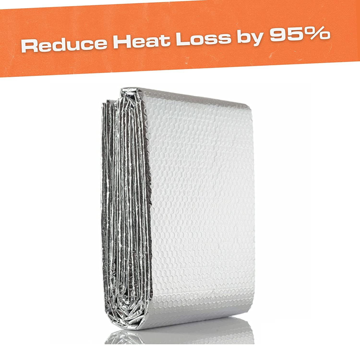 Zrnidiyr Double-Sided Reflective Insulation Roll Reflective Bubble Film