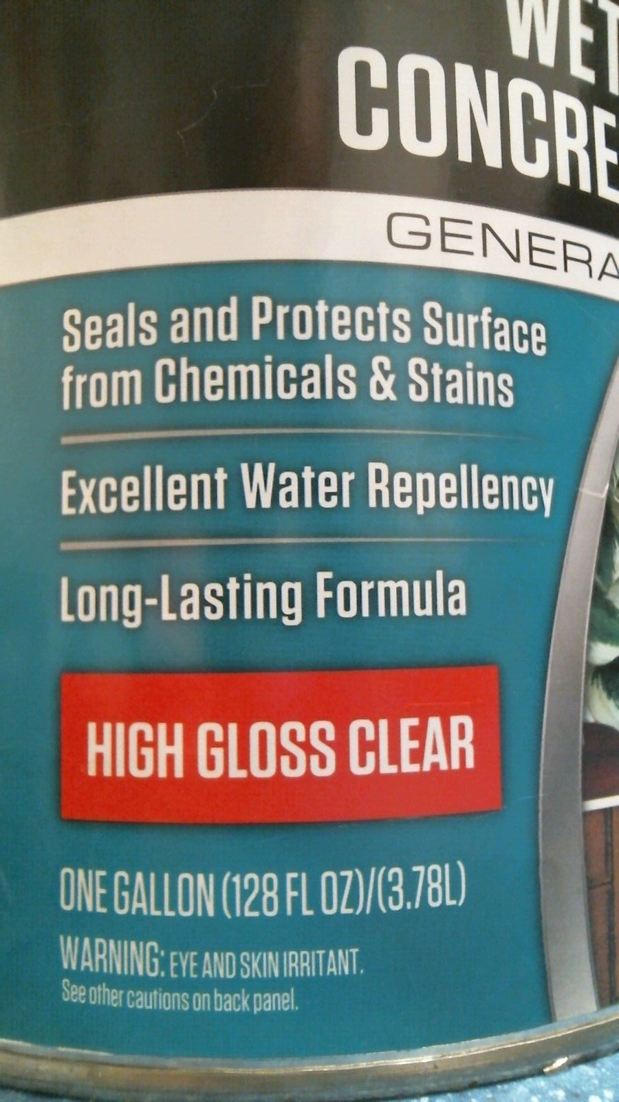 Rust-oleum Wet Look Concrete Sealer, General Purpose 1 gal. LOT OF 2 (317927) FS